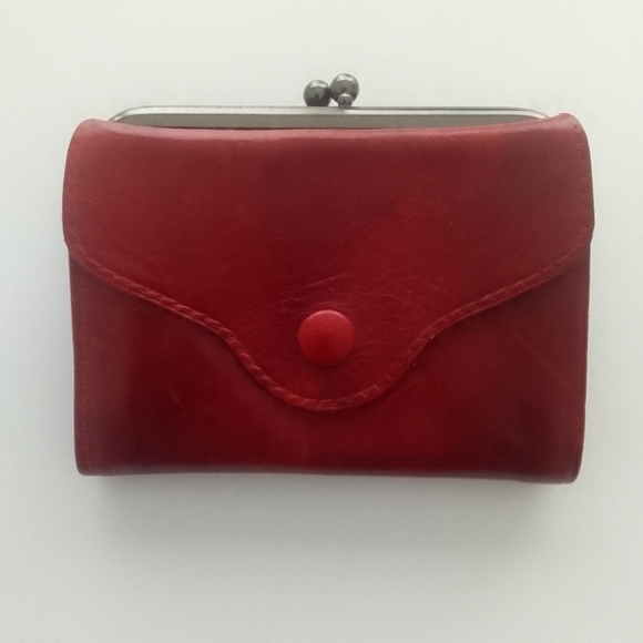 Vintage Renwick Red Leather  Wallet - Picture 2 of 14